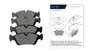 Imagen de PASTILLA FRENO BMW SERIE 3 323I/325I/328I 1990 EN ADELANTE
